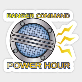 Ranger Command Power Hour Logo Sticker